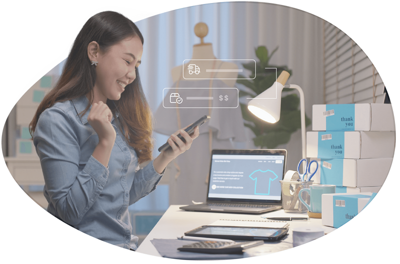 Niedrigere Versandkosten