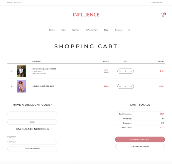 Cart Page