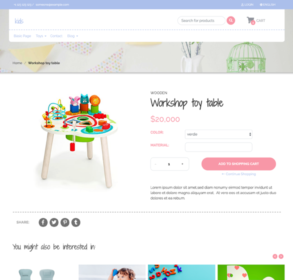 Product Page