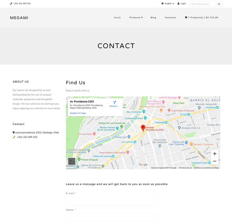 Contact Page