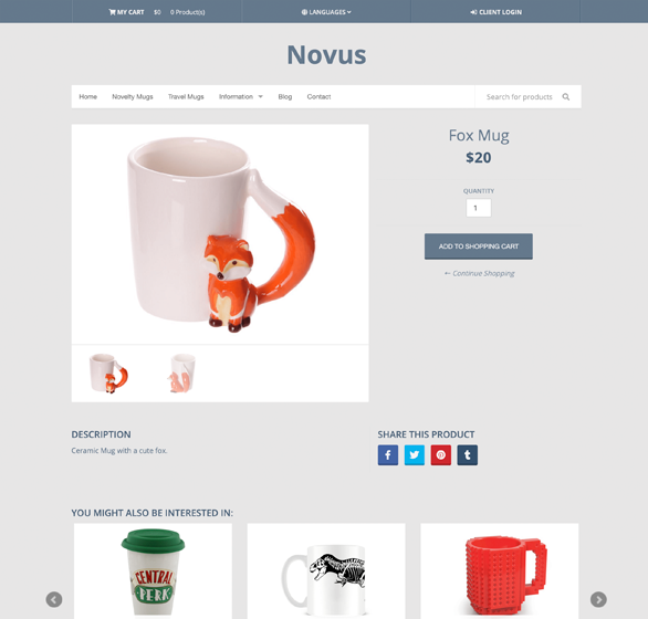 Product Page