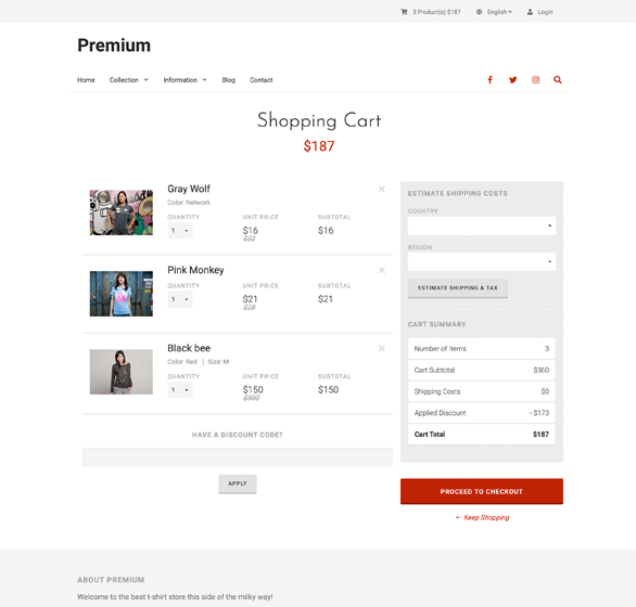 Cart Page