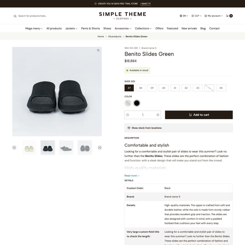 Product Page