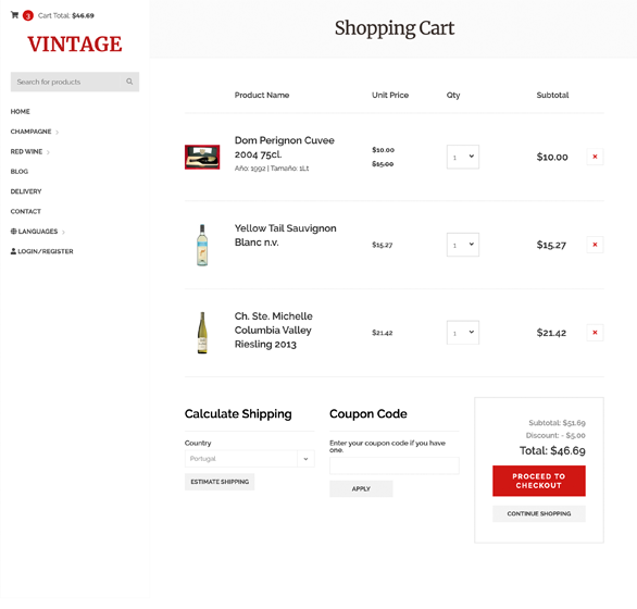 Cart Page