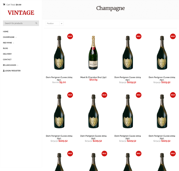Category Page