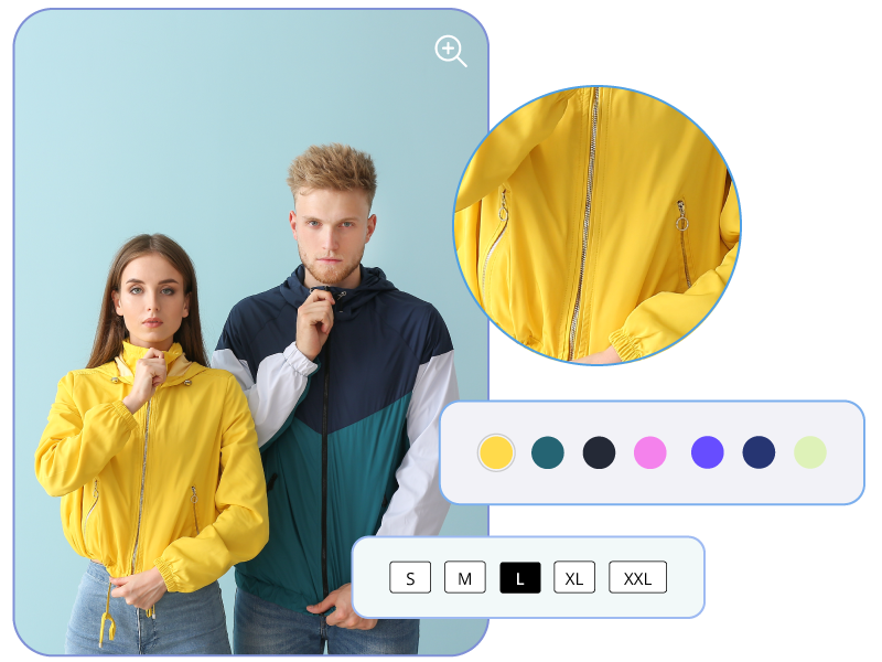 Provide a user-friendly experience with our color selector