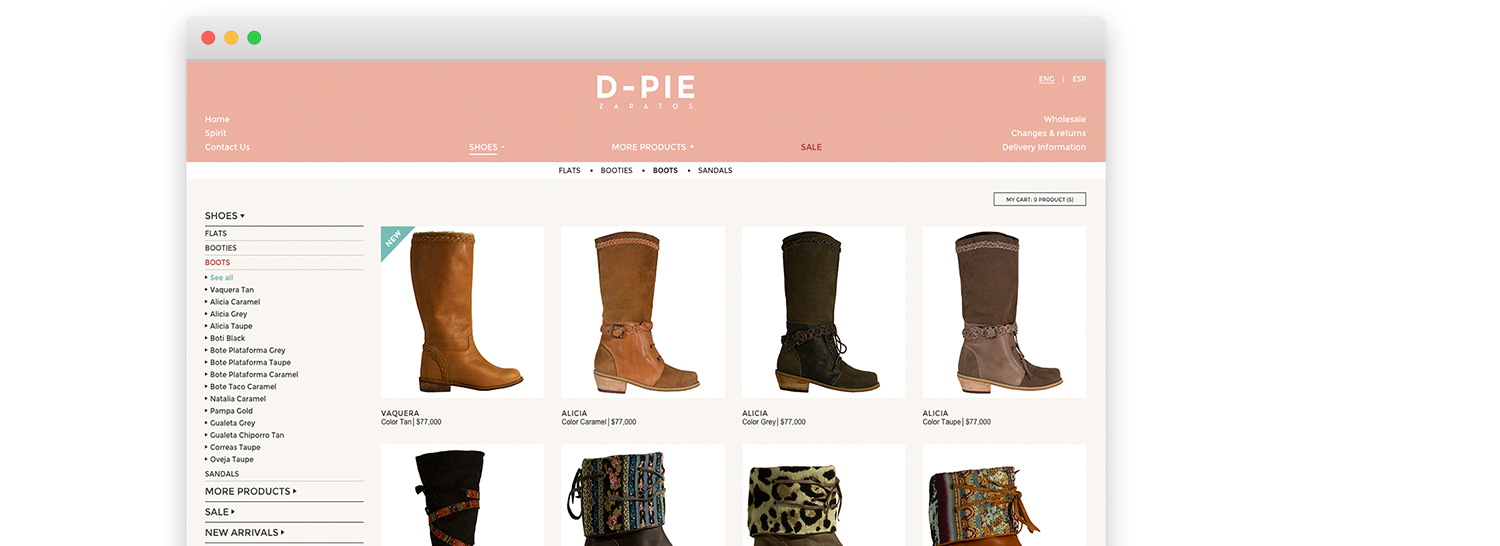 online shoes store