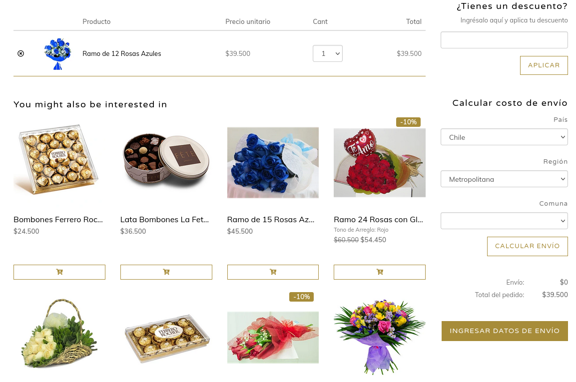 Etapas de Checkout