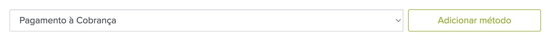 adicionar meio de envio