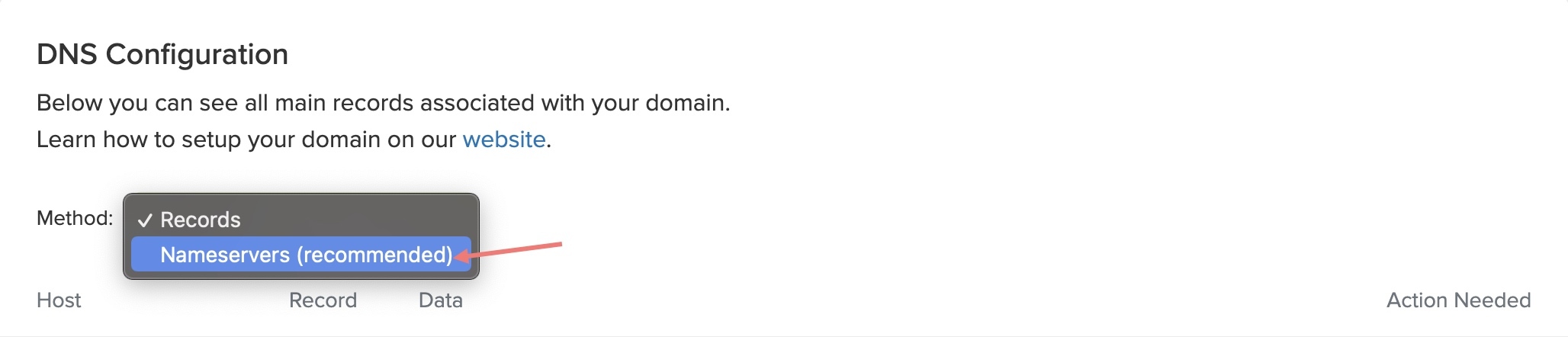 Name Servers Method